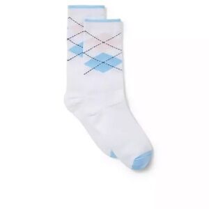 NWT - Janie and Jack Pink and Blue Argyle Socks